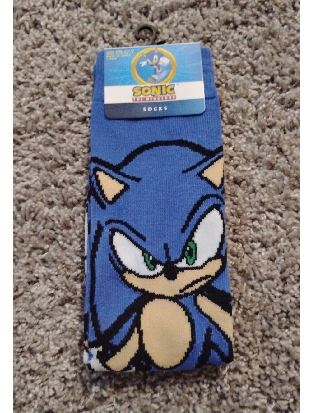 Sonic the Hedgehog Men's Crew Socks – Brand New with Tags